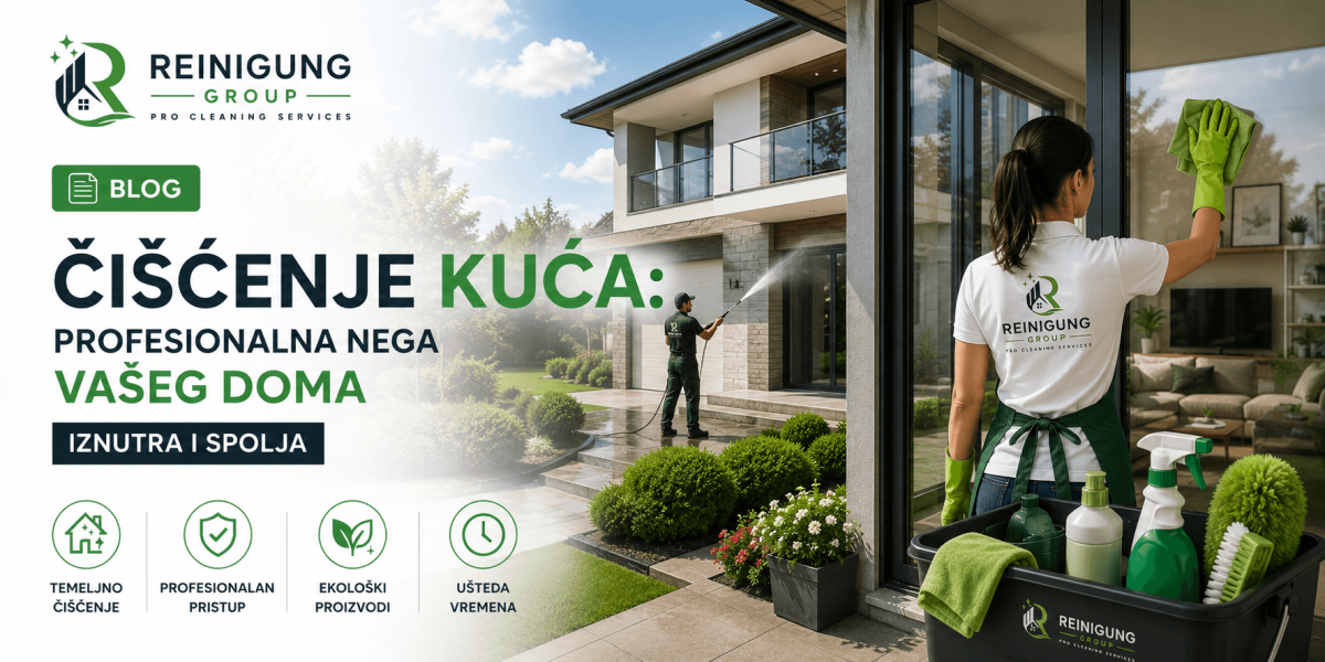 Čišćenje kuća: profesionalna nega vašeg doma iznutra i spolja 